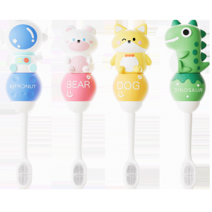 糖果色笑脸牙刷软毛成人家用家庭装情侣带独立保护套小头