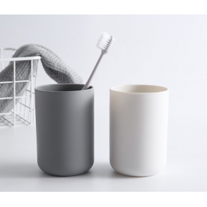 日式漱口杯卫生间牙刷杯简约素雅情侣牙杯厂家直售批发塑料洗漱杯